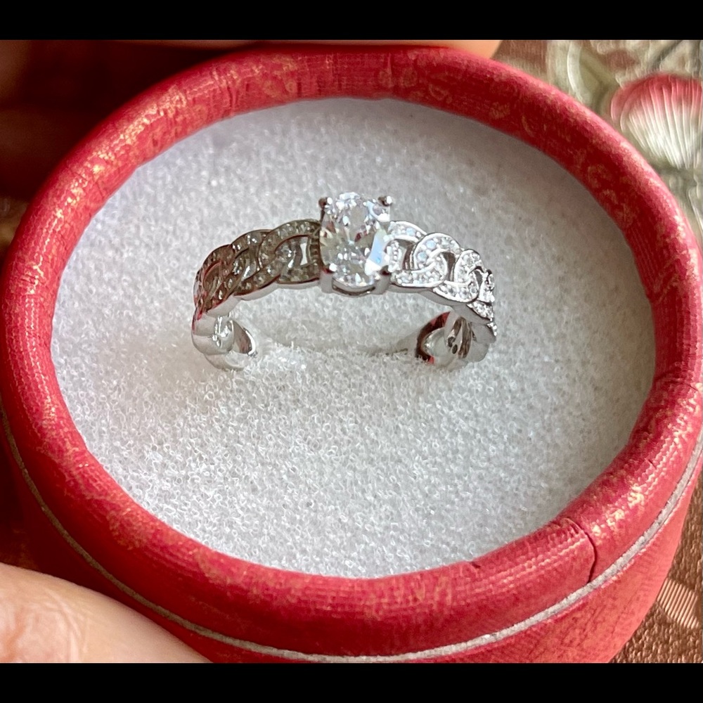 925 Sterling Silver Cuban Ring